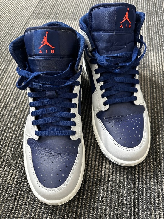 Jordan Other - Jordan High-Top Sneakers - Navy, White with Red Jumpman